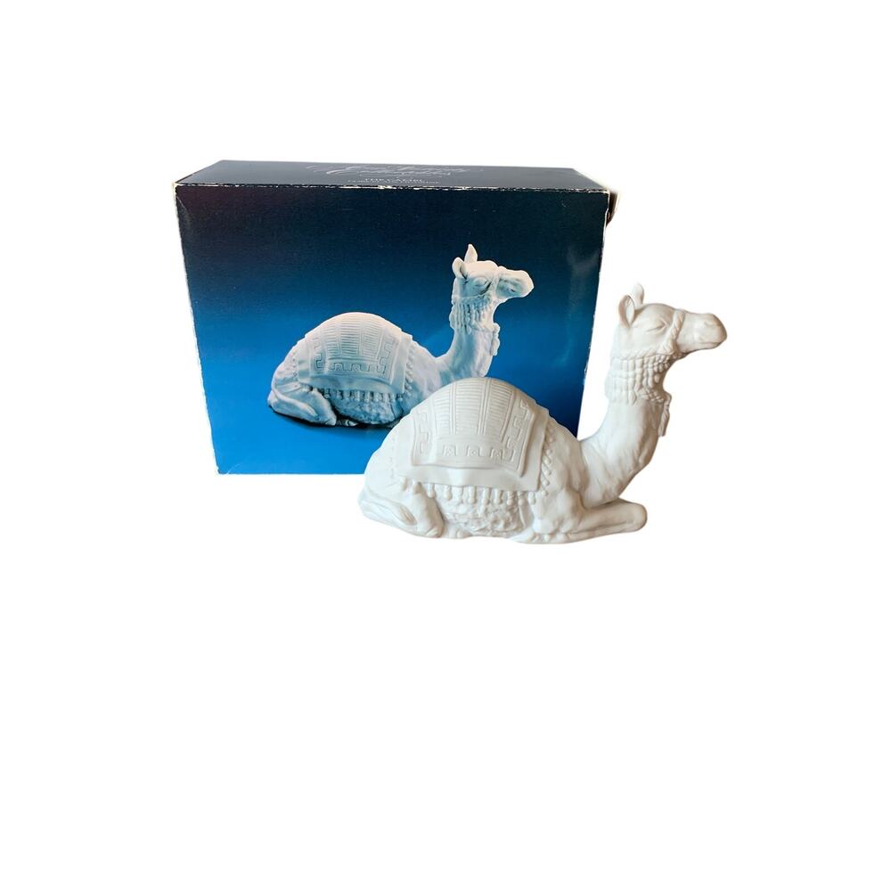 Avon Nativity Collectibles The Camel Vintage 1984 White Porcelain